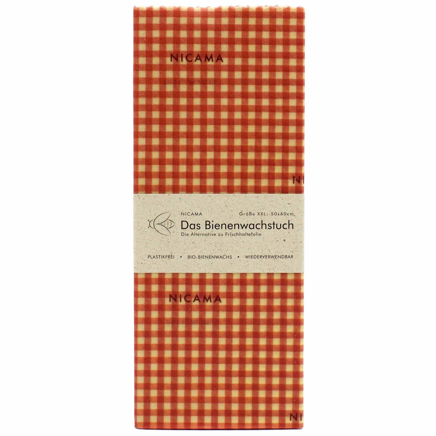 Bienenwachstuch "klassisch rot"