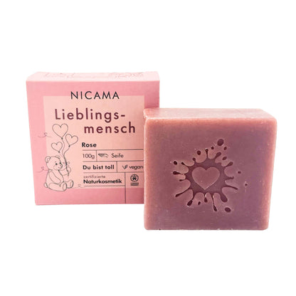 Lieblingsmensch-Seife Rose 100g (COSMOS)