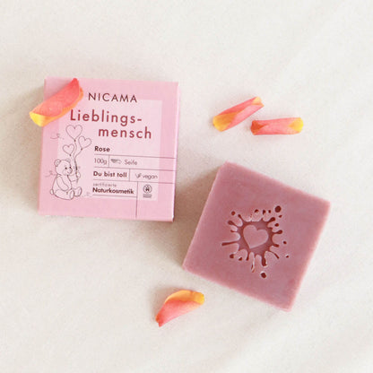 Lieblingsmensch-Seife Rose 100g (COSMOS)