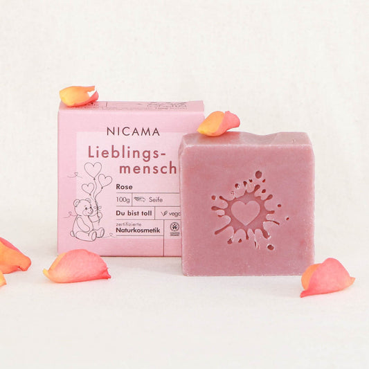 Lieblingsmensch-Seife Rose 100g (COSMOS)